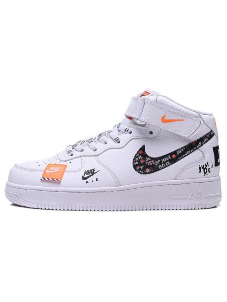 Nike Air Force 1 High "Just Do It" (White/Black)