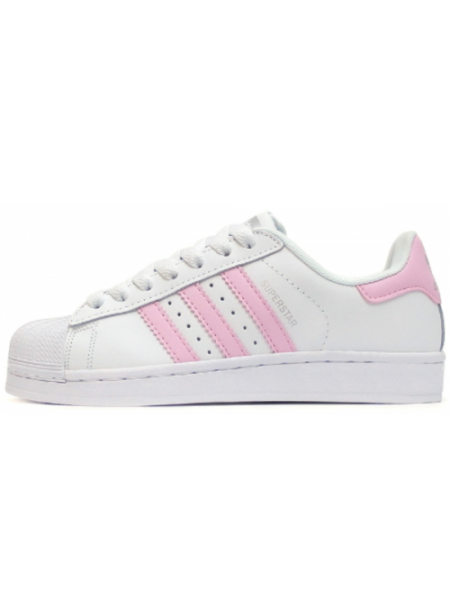 Кроссовки  Adidas SuperStar White/Pink