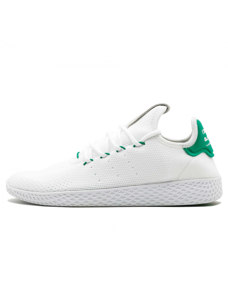 Кроссовки Adidas Pharrell Williams Tennis Hu White/Green Glow
