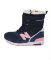 Кроссовки New Balance Winter Sport Dark Blue/Pink With Fur