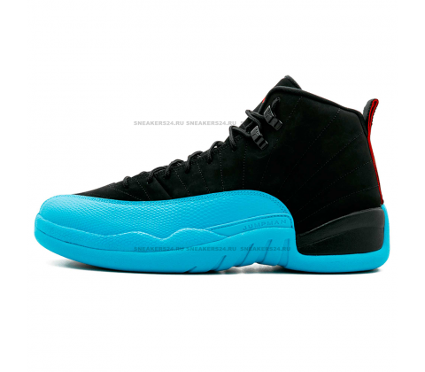 Кроссовки Nike Air Jordan 12 Black/Cyan