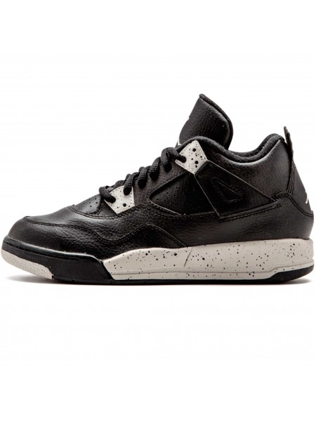 Кроссовки Nike Air Jordan 4 Retro Black/Black/White