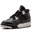 Кроссовки Nike Air Jordan 4 Retro Black/Black/White