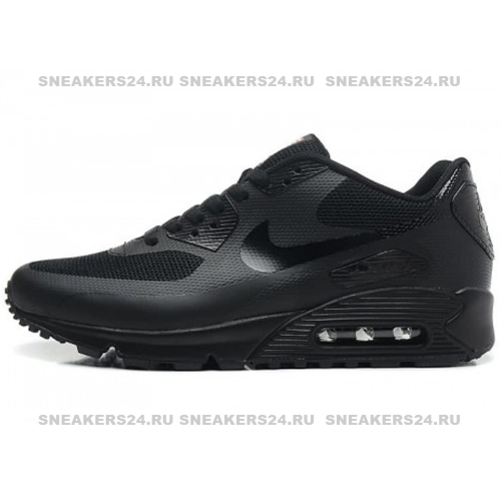 Nike Air Max 90 HyperFuse Black черные 