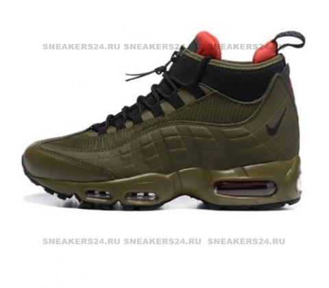Кроссовки Nike Air Max 95 SneakerBoot Olive
