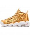 Кроссовки Nike Air More Uptempo Supreme Gold/White