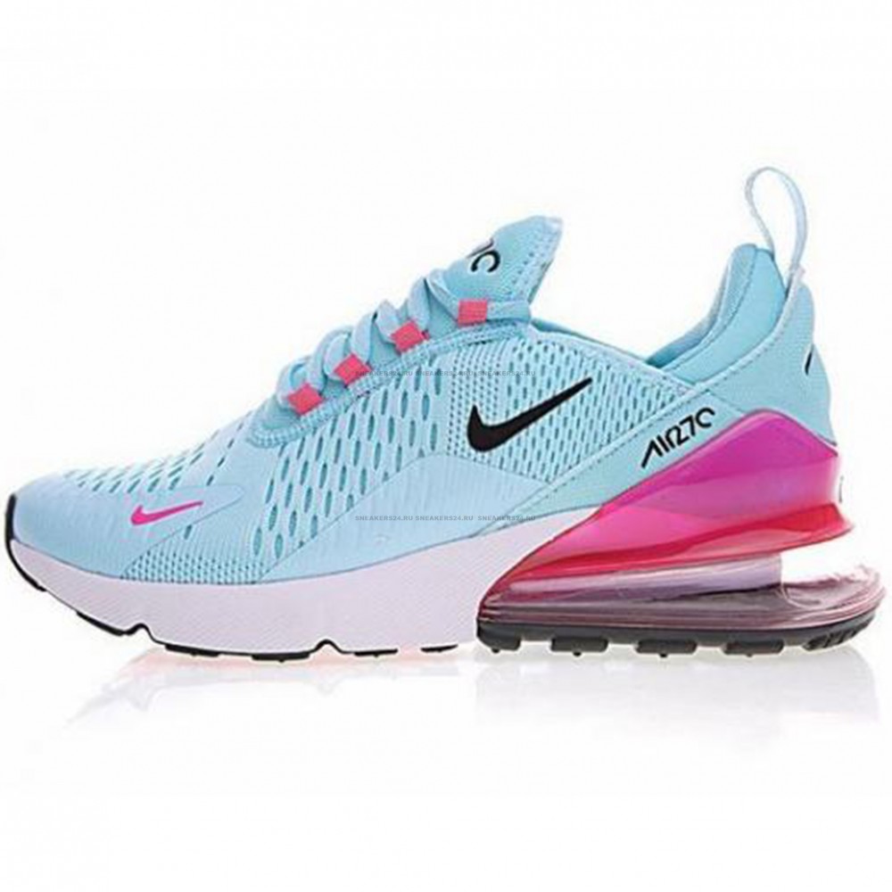 nike air max 270 black white and pink