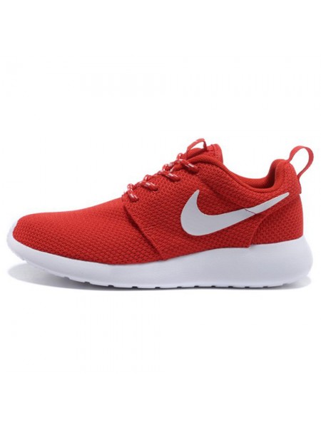 Кроссовки Nike Roshe Run Material Red/White