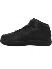 Кроссовки Nike Air Force 1 Mid All Black With Fur
