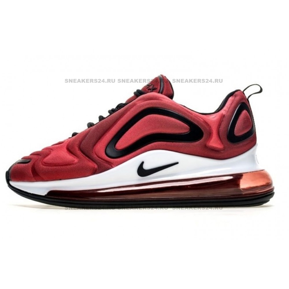 red and white nike air max 720
