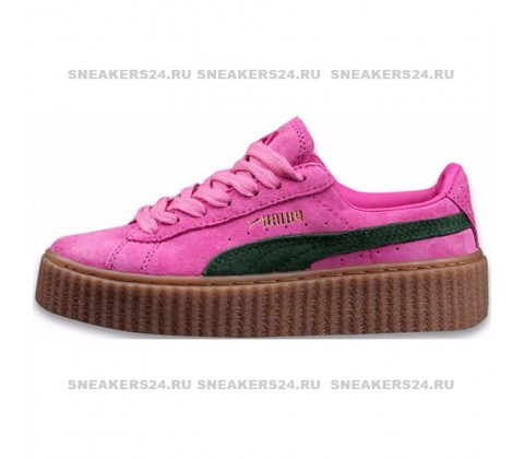 Кроссовки Puma X Rihanna Creeper Pink/Green/Beige